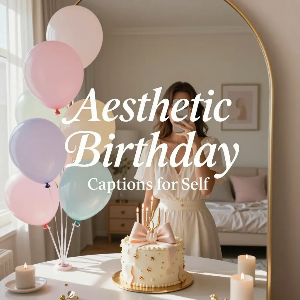 birthday caption for self