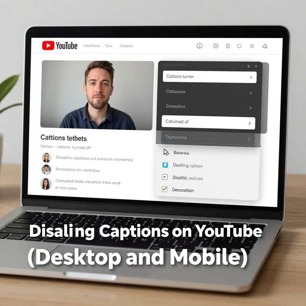 how to remove closed caption