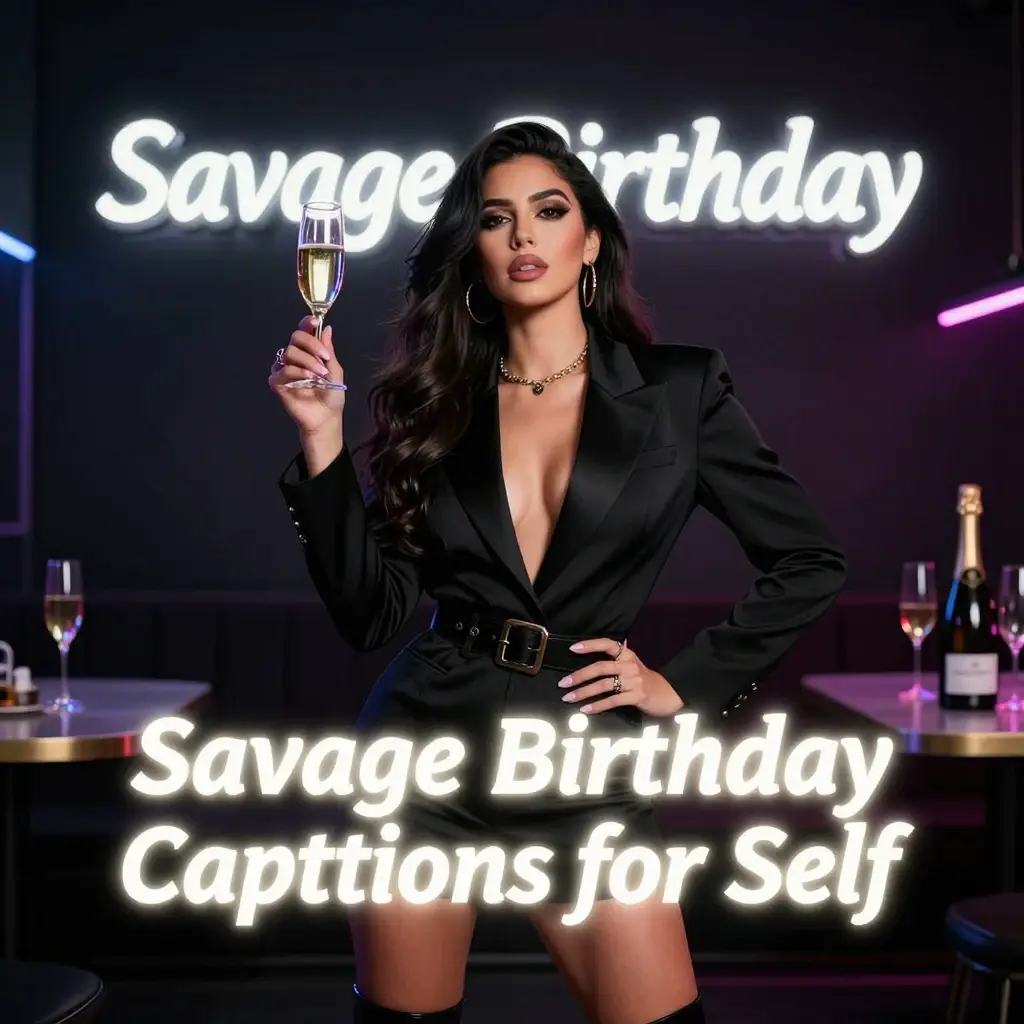 birthday caption for self