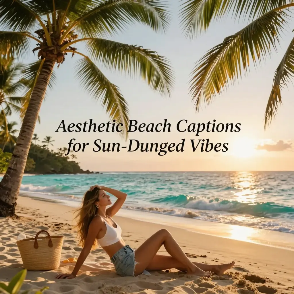 beach instagram caption