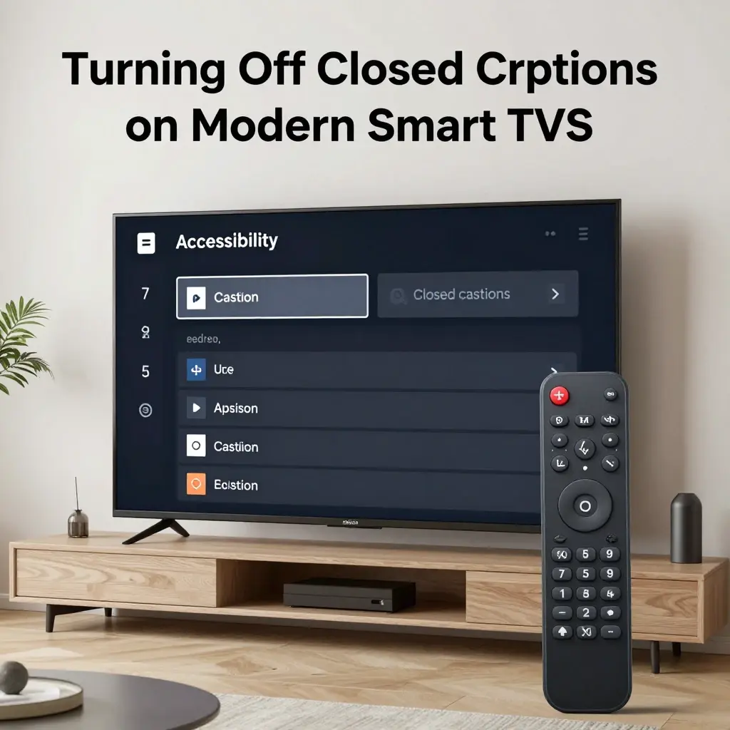 how to remove closed caption