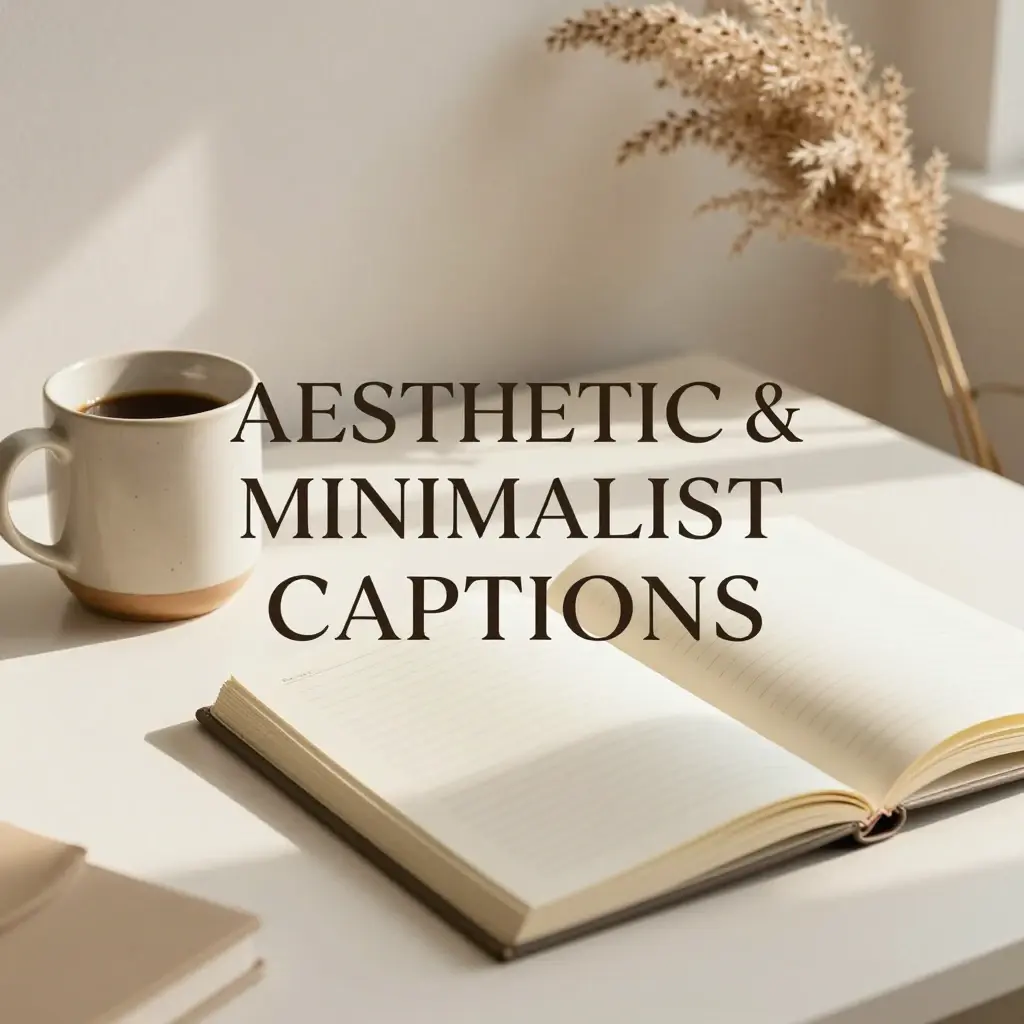 Aesthetic & Minimalist Captions