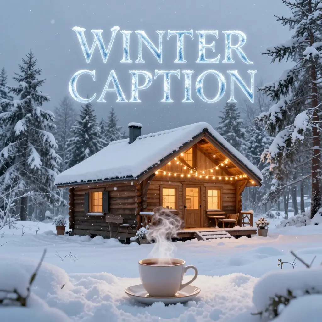 winter caption