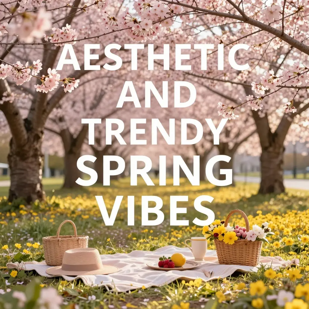 Aesthetic and Trendy Spring Vibes