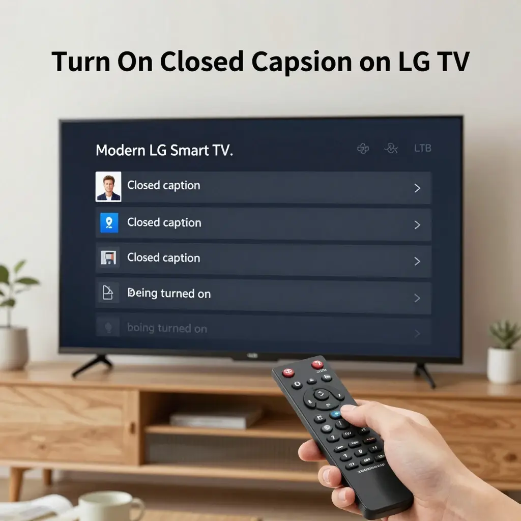 lg tv closed caption