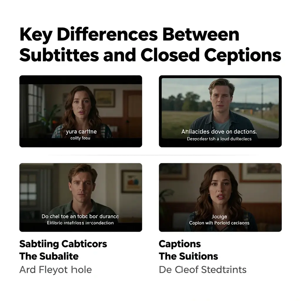 subtitle vs closed caption