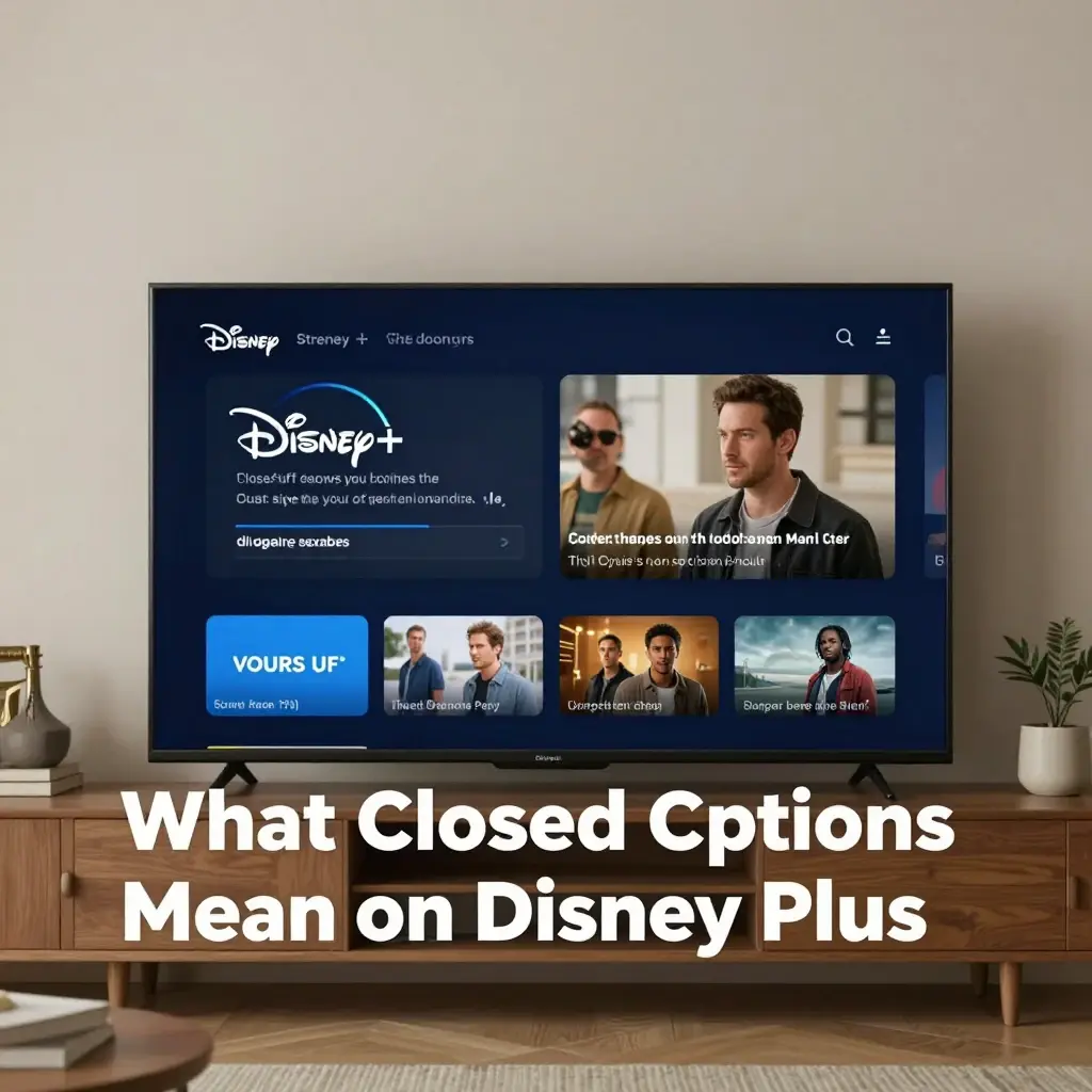 disney plus closed caption roku