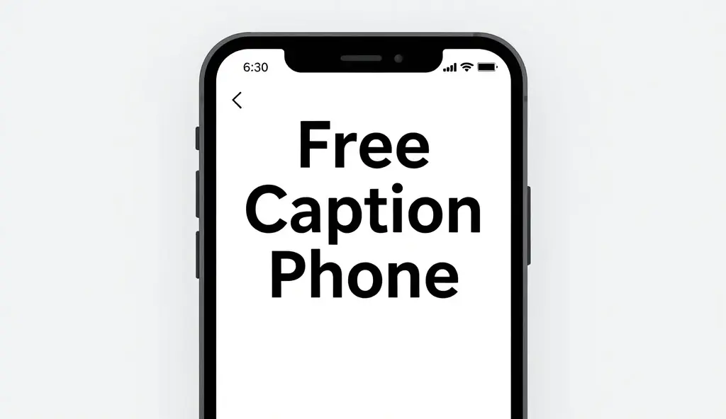 free caption phone
