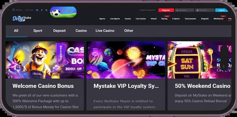 Overview of mystake casino login